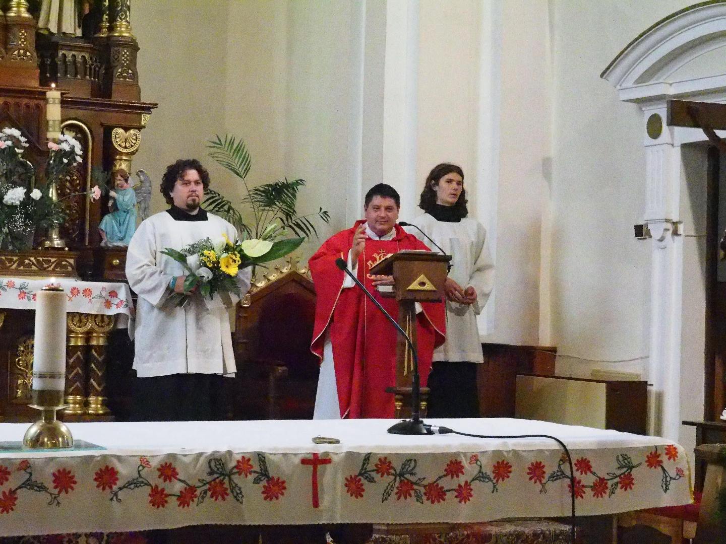 sv. omša Michala Zajaca - novoknaza